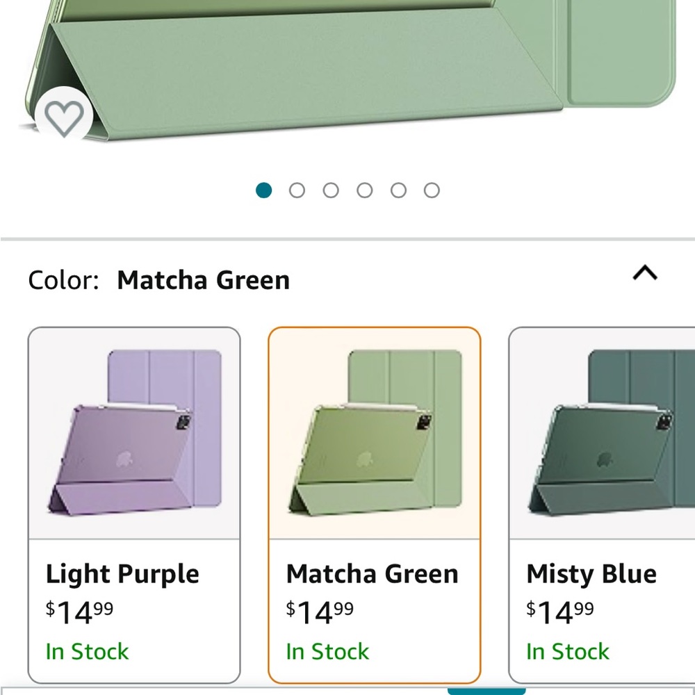 💚ipad pro 11 case- matcha green